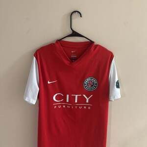 Nike Dri-FIT Parkland Soccer Club Jersey Red White City Furniture